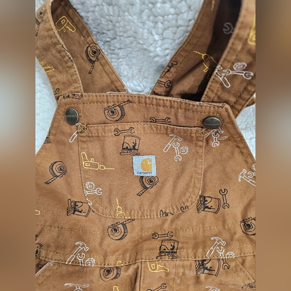 Boys Carhartt Bib Shorts / Size 18 Months - Picture 3 of 5